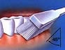 Zahnputztechnik - Zahnaußenflächen unten